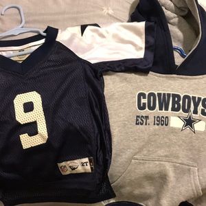 👋🏼Kids Dallas Cowboys jersey and hoodie bundle